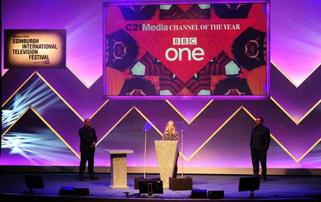 BBC1 controller Charlotte Moore accepts the Channel of the Year 2015 award