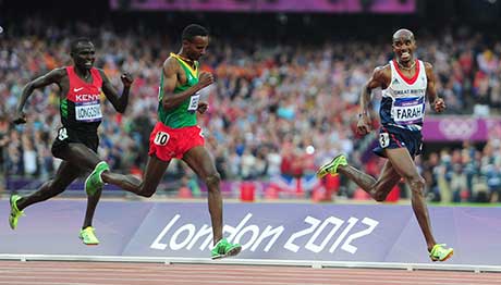 The BBC aired 2,500 hours of London 2012 coverage in the UK