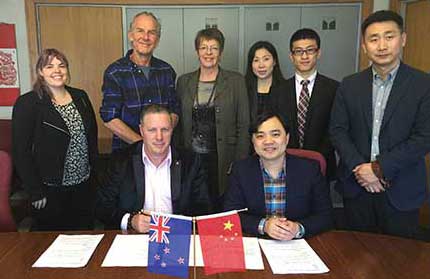Guangdong Huawen Century Animation Company and Pukeko sign the copro deal