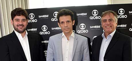 Globo’s Raphael Corrêa Netto, filmmaker Daniel Burman and Ricardo Scalamandré
