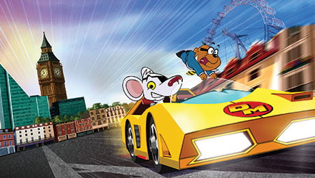 The rebooted version of Danger Mouse