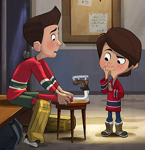 The Magic Hockey Skates will air on Sprout at Christmas