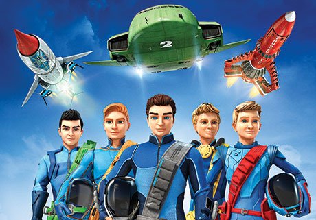 Thunderbirds Are Go! uses both CGI and live-action miniatures