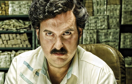 Colombian actor Andrés Parra in Escobar