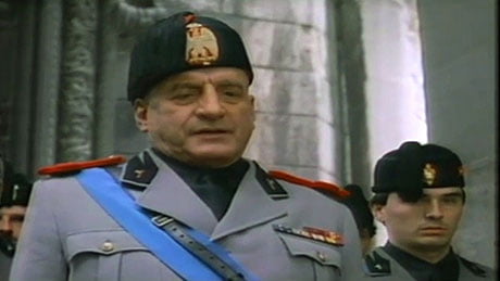 George C Scott plays the Italian dictator in Mussolini: The Untold Story