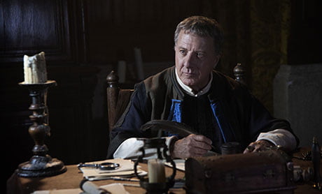 Medici: Masters of Florence was shot in English and stars Dustin Hoffman