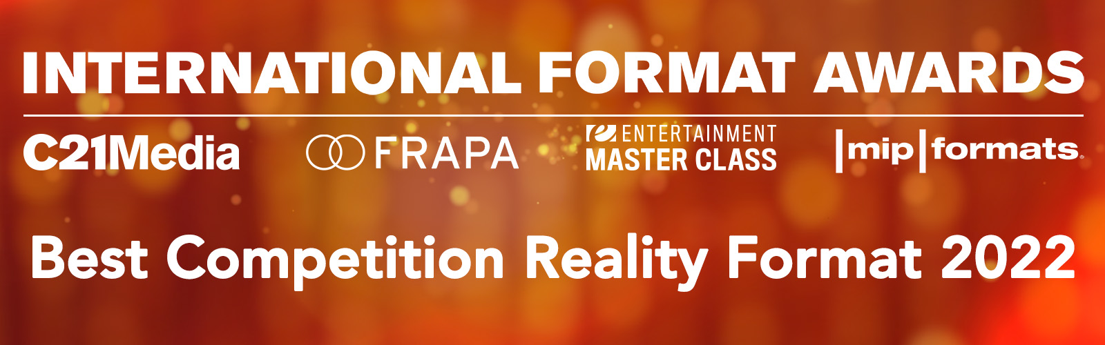 IFA 2022 - Best Competition Reality Format Banner