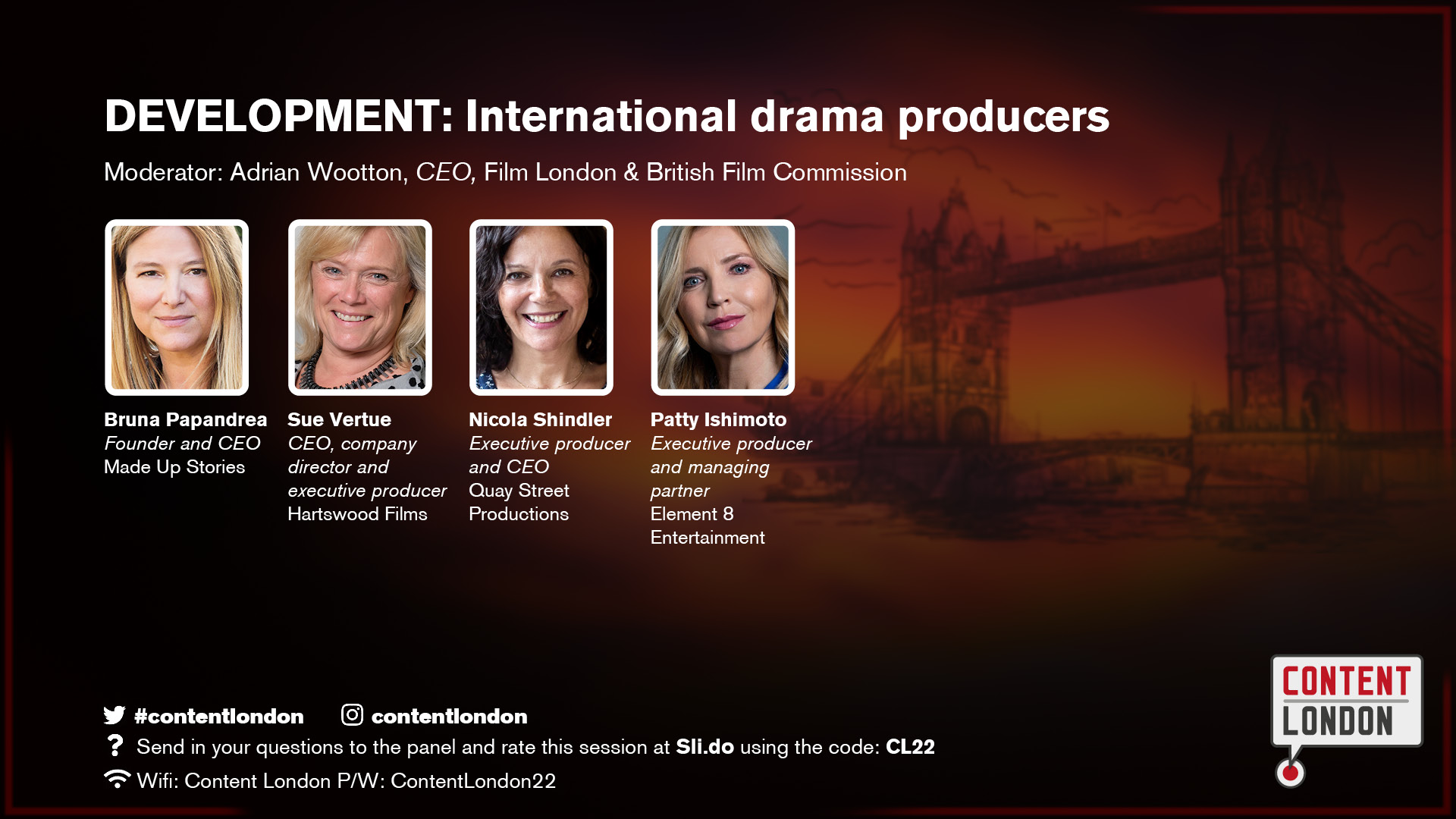 DEVELOPMENT: International drama producers