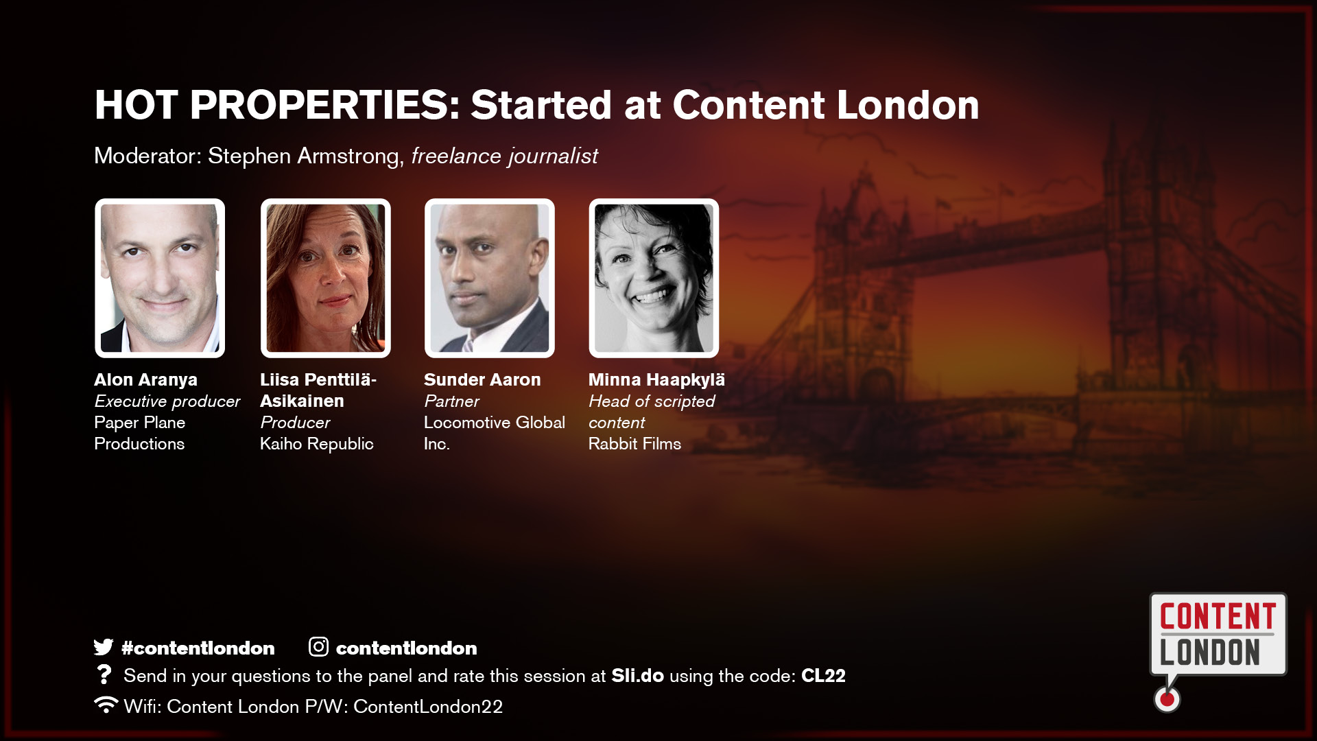 HOT PROPERTIES: Started at Content London