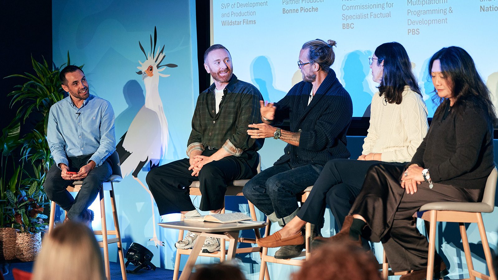 Jack Bootle (second from left) at Wildscreen